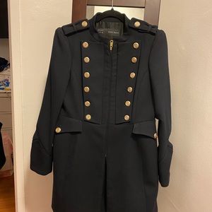 Zara Long Military Coat